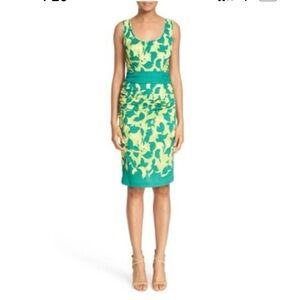Tracy Reese Silk Side Ruched Dress sz 2